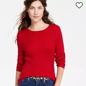 34th Street Bow-Back Metallic-Knit Sweater, Created for Macy's Size Medium. New